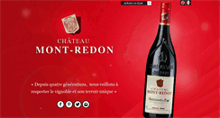 Desktop Screenshot of chateaumontredon.com